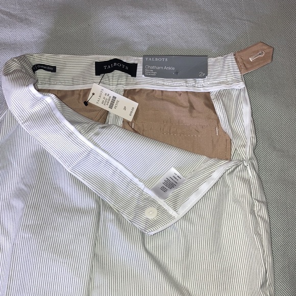 Talbots Women’s Stripped Capris - Picture 3 of 9